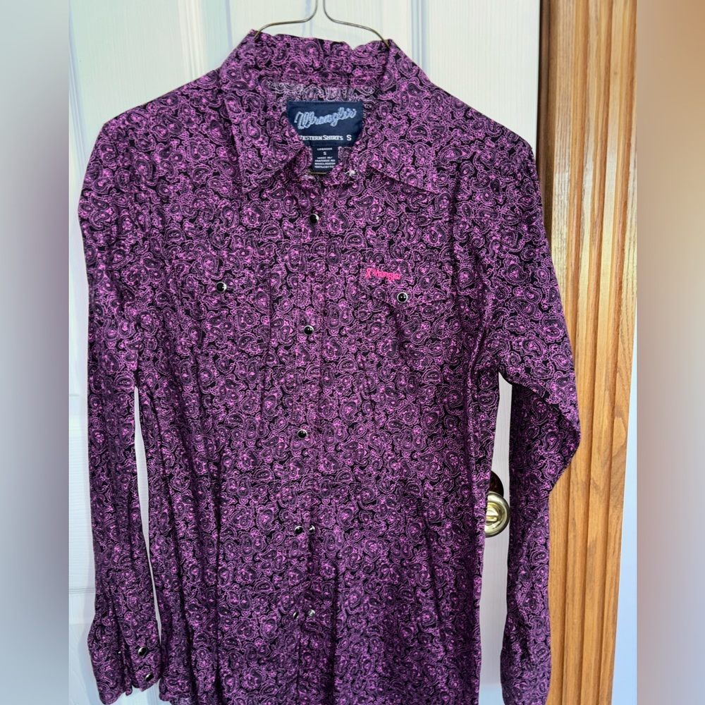 Women’s Wrangler Purple Western Shirt